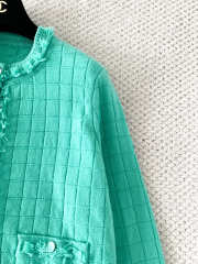 Uubags Chanel Jacket In Cashmere Light Green - 2