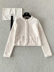 Uubags Chanel Jacket In Cashmere White - 1