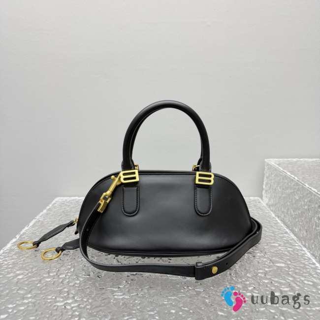 Uubags Balenciaga Bolero Bowling Bag Mini In Black 30x13x16cm - 1