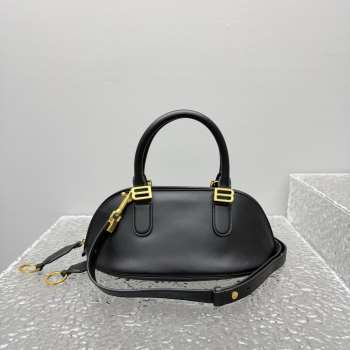 Uubags Balenciaga Bolero Bowling Bag Mini In Black 30x13x16cm