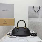 Uubags Balenciaga Bolero Bowling Bag Mini In Black 30x13x16cm - 2