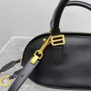 Uubags Balenciaga Bolero Bowling Bag Mini In Black 30x13x16cm - 3