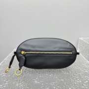 Uubags Balenciaga Bolero Bowling Bag Mini In Black 30x13x16cm - 6