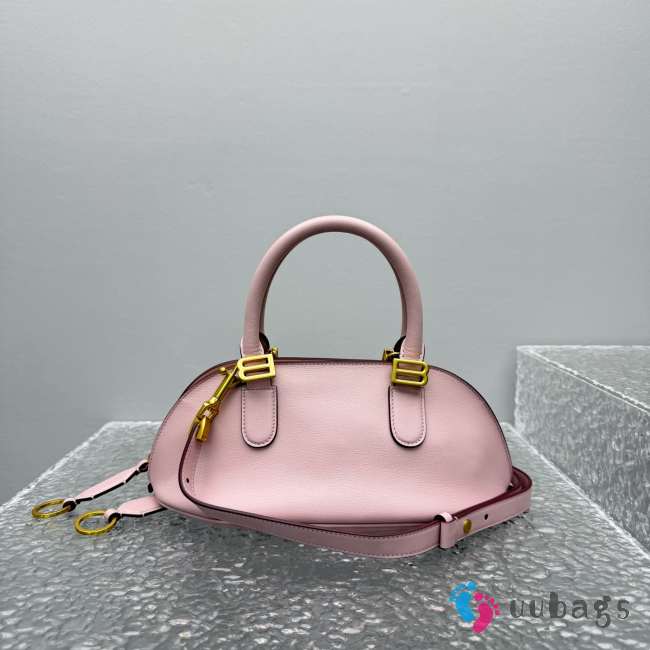 Uubags Balenciaga Bolero Bowling Bag Mini In Pink 30x13x16cm - 1