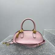 Uubags Balenciaga Bolero Bowling Bag Mini In Pink 30x13x16cm - 1
