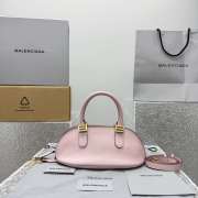 Uubags Balenciaga Bolero Bowling Bag Mini In Pink 30x13x16cm - 4