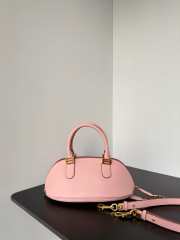 Uubags Balenciaga Bolero Bowling Bag Mini In Pink 30x13.5x10cm - 1