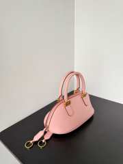 Uubags Balenciaga Bolero Bowling Bag Mini In Pink 30x13.5x10cm - 2