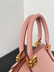 Uubags Balenciaga Bolero Bowling Bag Mini In Pink 30x13.5x10cm - 4
