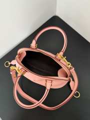 Uubags Balenciaga Bolero Bowling Bag Mini In Pink 30x13.5x10cm - 5