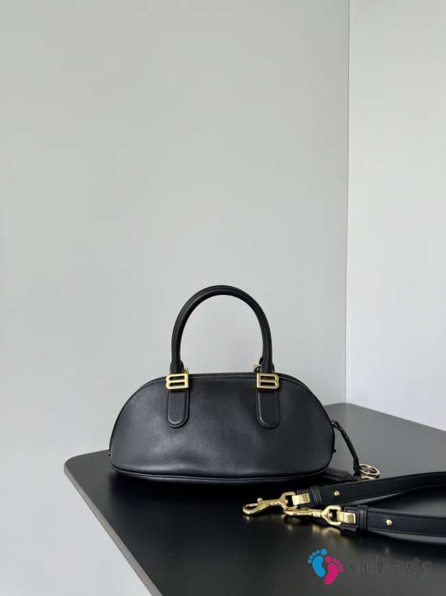 Uubags Balenciaga Bolero Bowling Bag Mini In Black 30x13.5x10cm - 1