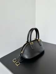 Uubags Balenciaga Bolero Bowling Bag Mini In Black 30x13.5x10cm - 5