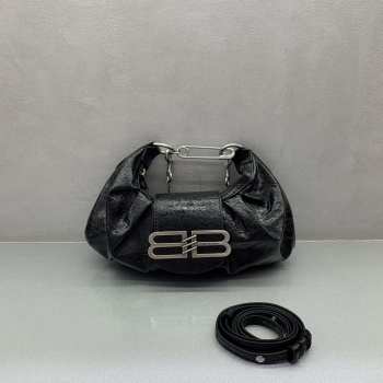 Uubags Balenciaga Pamela Shoulder Bag Small In Black 28x16x5cm