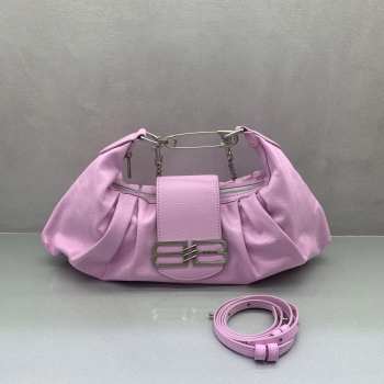 Uubags Balenciaga Pamela Shoulder Bag Medium In Pink 41x23x8cm