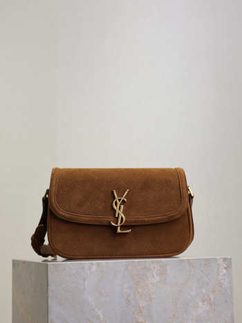 Uubags YSL Solferino Small In Box Brown 24.5x15x8.5cm