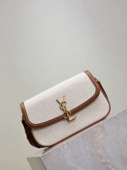 Uubags YSL Solferino Small In Box Sand Beige Canvas 24.5x15x8.5cm - 3