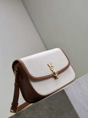 Uubags YSL Solferino Medium In Box Sand Beige Canvas 29x18x4-9cm - 3