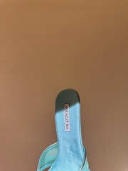 Uubags Aquazzura Mystery Mules In Blue 8.5cm - 5