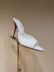 Uubags Christian Louboutin Me Dolly 8.5cm Mules Nappa leather In White - 1
