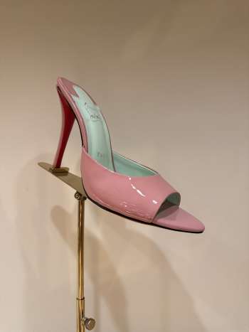 Uubags Christian Louboutin Miss Z Mule 8cm Mules Patent Calf Leather In Palio Haiiro 