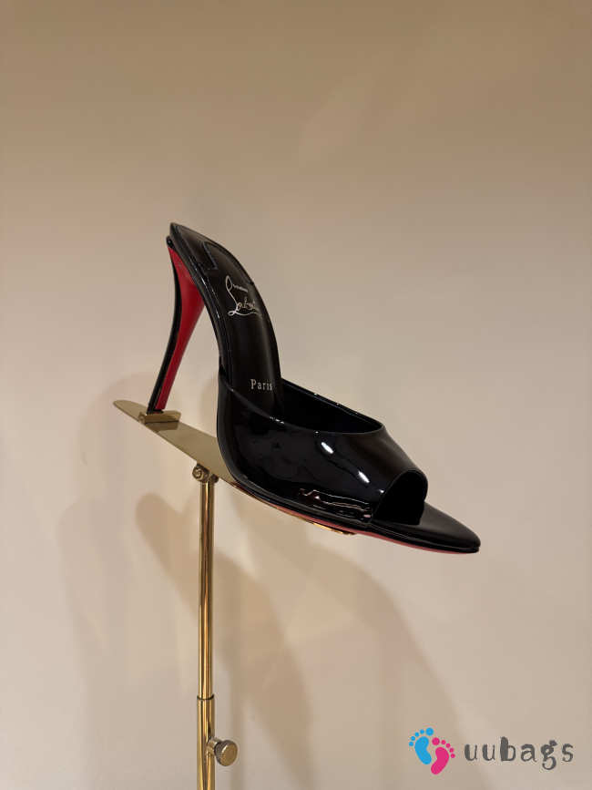 Uubags Christian Louboutin Miss Z Mule 8cm Mules Patent Calf Leather In Black - 1