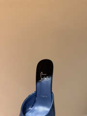 Uubags Christian Louboutin Miss Z Mule 8cm Mules Patent Calf Leather In Navy Blue - 5