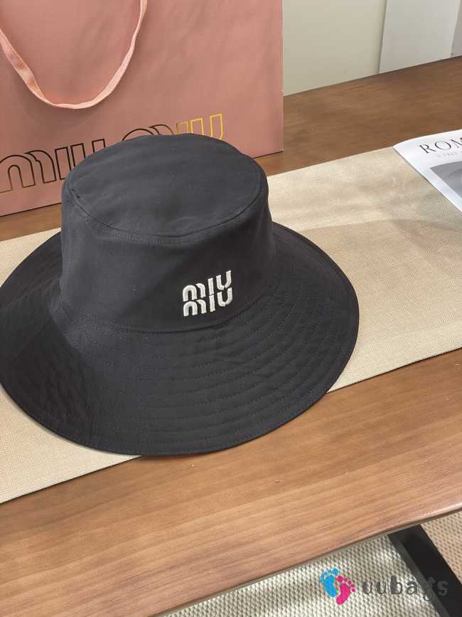 Uubags Miu Miu Denim Hat in Black  - 1