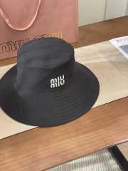 Uubags Miu Miu Denim Hat in Black  - 1