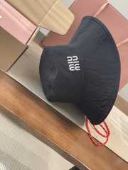 Uubags Miu Miu Denim Hat in Black  - 3