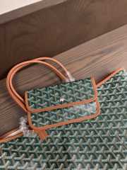 Uubags Goyard Goyardine Turquoise Belharra Reversible Beach Tote Bag In Green 36x27x13cm - 2
