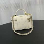 Uubags Louis Vuitton M27744 Vanity Chain Pouch In Milky white Monogram/Blue 19x11.5x6.5cm - 6