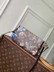 New Arrivals 2026 Louis Vuitton M29148 Pochette Accessoires Bag Monogram Ebene 23.5x13.5x4cm - 3