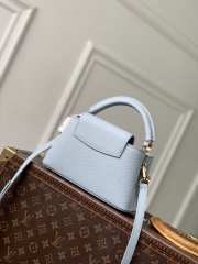 Uubags Louis Vuitton M28199 Capucines East-West Mini Bag In Olympus Blue 12x22x8cm - 5