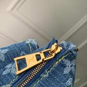 Uubags Louis Vuitton M27602 Cargo Accessory Pouch In Blue Denim 23.5x14x3cm - 6