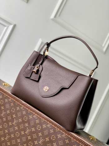 Uubags Louis Vuitton M26259 Capucines BB Taurillon Leather Bag In Dark Chocolate 37.5x15.5x24cm