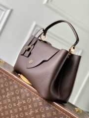 Uubags Louis Vuitton M26259 Capucines BB Taurillon Leather Bag In Dark Chocolate 37.5x15.5x24cm - 2