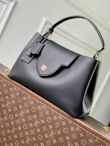 Uubags Louis Vuitton M26259 Capucines BB Taurillon Leather Bag In Black 37.5x15.5x24cm
