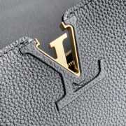Uubags Louis Vuitton M26259 Capucines BB Taurillon Leather Bag In Black 37.5x15.5x24cm - 4