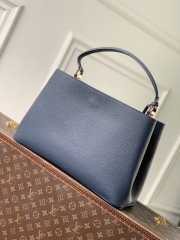 Uubags Louis Vuitton M26259 Capucines BB Taurillon Leather Bag In Navy Blue 37.5x15.5x24cm - 5