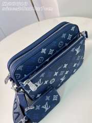Uubags Louis Vuitton M28618 Trio Messenger Bag Monogram Shadow 25x18.5x7cm - 3