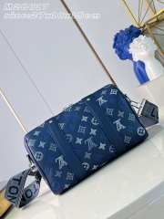 Uubags Louis Vuitton M28617 City Keepall Monogram Shadow 27.5x16.5x15cm - 6