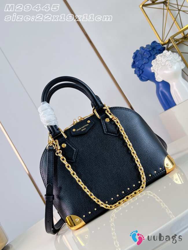 Uubags Louis Vuitton M29445 Alma Trunk BB Bag In Black 22x19x11cm - 1