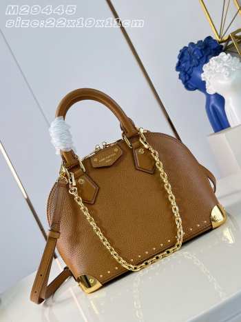 Uubags Louis Vuitton M29091 Alma Trunk BB Bag In Tan 22x19x11cm