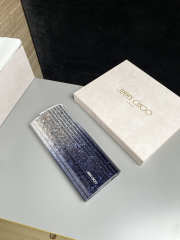 Uubags Jimmy Choo Sweetie Silver & Navy Dégradé Glitter Acrylic Clutch Bag 24x10x5cm - 6