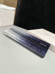 Uubags Jimmy Choo Sweetie Silver & Navy Dégradé Glitter Acrylic Clutch Bag 24x10x5cm - 4