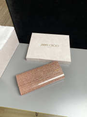 Uubags Jimmy Choo Sweetie Rose Fine Glitter Acrylic Clutch Bag 24x10x5cm - 6