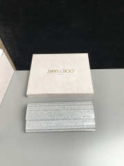 Uubags Jimmy Choo Sweetie Champagne Coarse Glitter Acrylic Clutch Bag 24x10x5cm - 1
