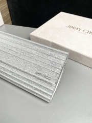 Uubags Jimmy Choo Sweetie Champagne Coarse Glitter Acrylic Clutch Bag 24x10x5cm - 3