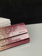 Uubags Jimmy Choo Sweetie Silky Blush Dégradé Glitter Plexi Clutch Bag 24x10x5cm - 2