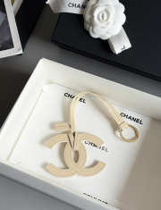 Uubags Chanel Mini Bag Charm Lambskin In Light Beige 7x9.4x0.4cm - 4